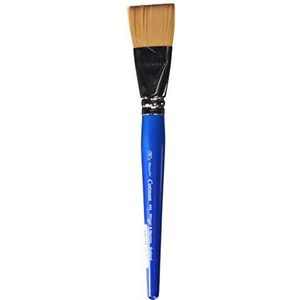 Winsor & Newton 5306138 Cotman Aquarel penseel van syntetisch haar - Serie 666 - One stroke, korte steel met uitstekende veerkracht, verfafgifte en uiterste nauwkeurigheid - 39 mm - 1 1/2