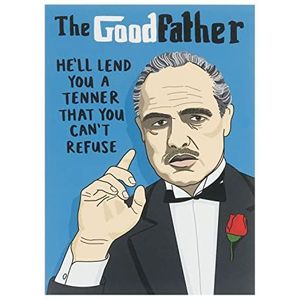 UK Greetings Vaderdagkaart voor papa met envelop - The Godfather Design