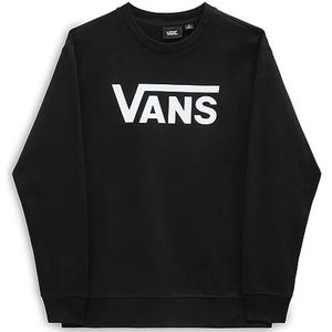 Vans Dames Drop V Logo BFF Crew Sweatshirt, Zwart-wit, S