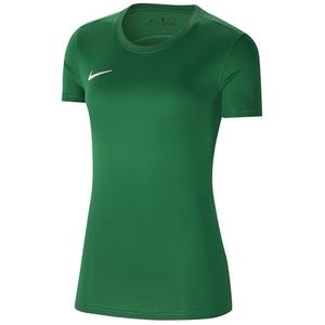 Nike Dames Short Sleeve Top W Nk Df Park Vii Jsy Ss, Dennengroen/Wit, BV6728-341, XS