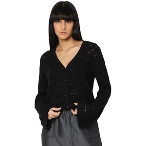 Vero Moda - Vmlua Ls v-Neck Short Cardigan - Dames - Cardigans