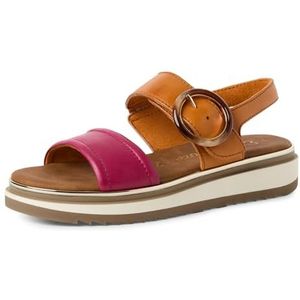 MARCO TOZZI 2-28501-44 damessandalen, roze, 37 EU