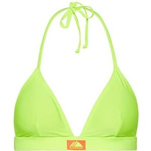 Superdry Swimwear Code MTN Driehoek Bikini Top Neon Geel 36 Dames