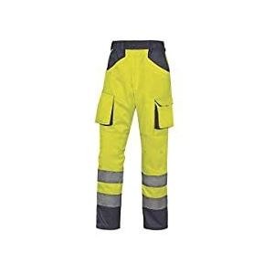 Delta Plus M2GI2VEGT Mach2 Werkvest van polyester/katoen, Large, Neongeel-grijs, 10