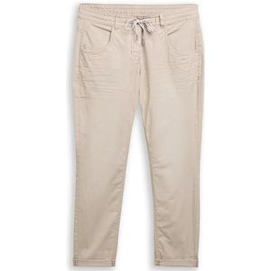 TOM TAILOR Damesbroek, 32208 - Soft Taupe Grey, 44W / 28L