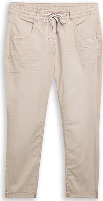 TOM TAILOR Damesbroek, 32208 - Soft Taupe Grey, 44W / 28L