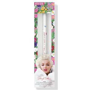 Wet n Wild Marilyn Monroe Icon Verfraaiende Vloeibare Eyeliner Pen, Ultra-Gepigmenteerde Vloeibare Eyeliner Pen, met Dubbelzijdige Borstel en Vilt Tip voor Precieze, Intense Strokes, Zwart