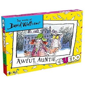 Winning Moves The World of David Walliams Awful Auntie Edition Cluedo Mystery Board Game, Speel met Stella, Gibbon, en The Ghosts of Lord and Lady Saxby, Een Geweldig Cadeau voor Leeftijd 8 Plus