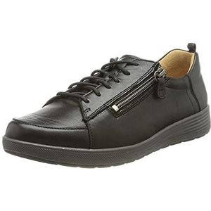 Ganter Sensitiv Klara-k Sneakers voor dames, zwart zwart zwart 1000, 42 EU X-breed