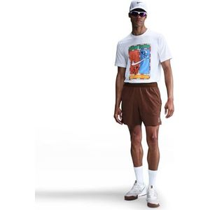 NIKE HJ3470-100 NikeCourt T-shirt Heren Wit Maat 2XL, Wit, XXL