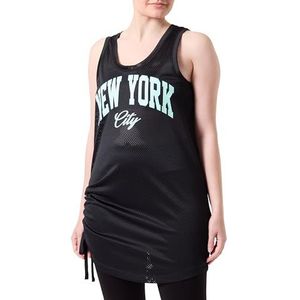 Champion Legacy American Summer W - Relaxed S/L Poly-Mesh Tanktop, Zwart, S Dames SS24, Zwart, S