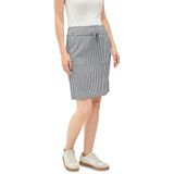 Cecil - Gestreepte Seersucker Rok - Blauw - Dames