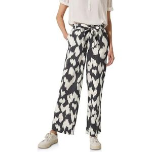 CECIL - Wide Legs Broek - Grafisch Patroon - Loose Fit - Stretch Tailleband