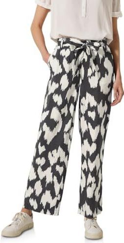 CECIL - Wide Legs Broek - Grafisch Patroon - Loose Fit - Stretch Tailleband