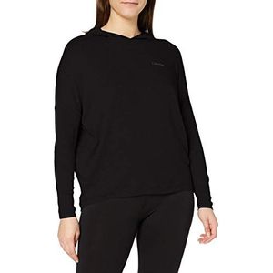 Calvin Klein Dames L/S Hoodie regenjas, zwart (black 001), S