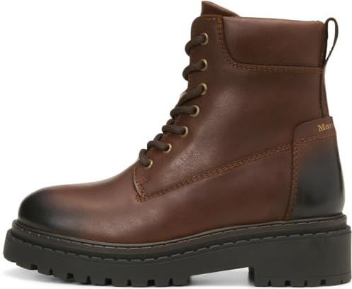 Marc O'Polo - Philomena - Veterlaarsjes - Donkerbruin - Leer