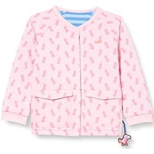 Sigikid Omkeerbare jas voor babymeisjes, Roze/blauw-gestreept/Miami, 62 cm