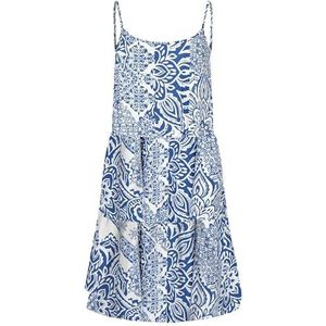 ONLY Dames Onlnova Life Elite CAYA Dress AOP, Mazarine Blue, L