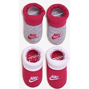 Nike - Futura Bootie - Baby Sokken - Roze/Wit - 2 Paar