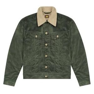 Lee - Sherpa Jack - Jas - Groen - Frontier Olive - Standaard Pasvorm