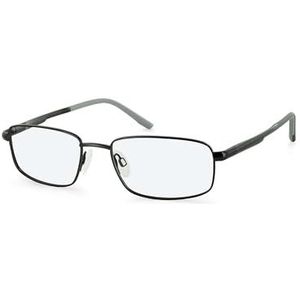 Hero Men's HRO-4303 Optische Prescription Eyewear Frames, Black, 55, zwart, 55