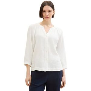 TOM TAILOR Damesblouse, 10315 - Whisper White, 36