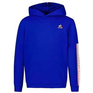 Le Coq Sportif Tri Hoody Nr. 1 Blauw Elektrisch sweatshirt met capuchon, 8 jaar, uniseks kinderen, Electro Blue