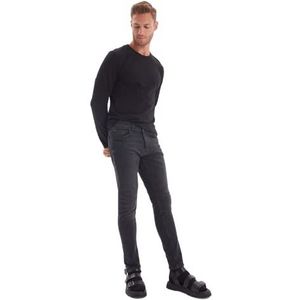 Trendyol Mannen normale taille skinny jeans, zwart, 31, Zwart, 31W
