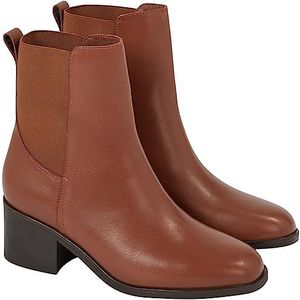Tommy Hilfiger Dames Essential Chelsea Boot Fw0fw07516 Mid, Bruin Natuurlijke Cognac, 37 EU