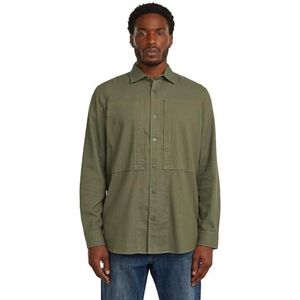 Panelled Pkt Regular Shirt ls, groen (Combat Gd D26858-e075-c249), XS
