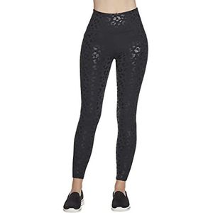 Skechers Go Walk Hw Legging Leggings voor dames, Zwart, XS
