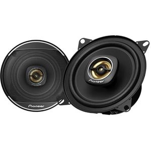 PIONEER TS-A1081F A Series 4"" 2-Way 230 W Max Power, Composite IMPP Cone with Interlaced Aramid Fiber, 1"" PI Tweeter - Coaxial Speakers (Pair)