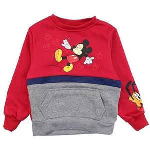 Disney Sweatshirt voor jongens, Rood, 6 Jaren