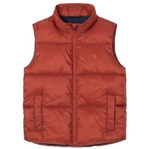 Hackett London Jongen Logo Tape Gilet, Rood (Terracotta), 3 jaar