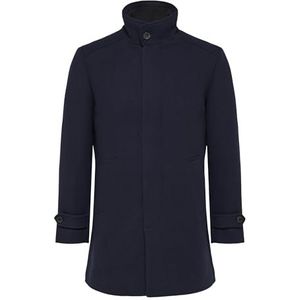 SELETED HOMME Slhreuben Wool Coat Noos Korte jas voor heren, blauw, XL
