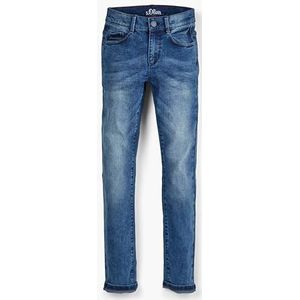 s.Oliver Jongens Slim: Jeans in used look, 56z6, 134 cm