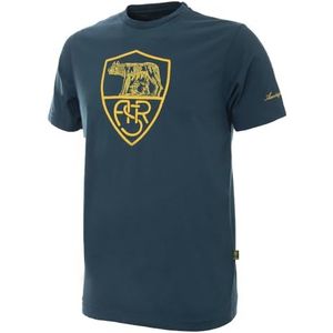 AS Roma Heritage T-shirt Donkergroen, Donker Groen, XL