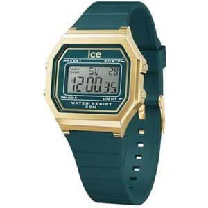 Ice-Watch - ICE digit retro Verdigris - Blauw dameshorloge met kunststof band - 022069 (Small)