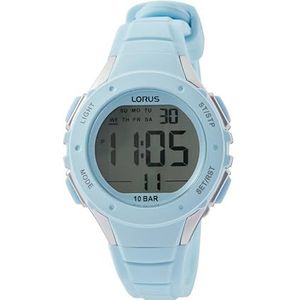 Lorus Digitaal kwartshorloge voor jongens, met siliconen armband R2365PX9, blauw