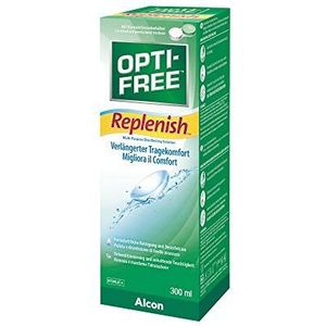 Opti Free Replenish contactlenzen-verzorgingsproduct, enkele fles, 1 x 300 ml