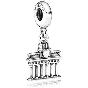 PANDORA Brandenburg Gate Silver Dangle, Eén maat, Sterling zilver, Geen edelsteen