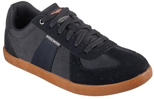 SKECHERS Sneakers laag 'PLACER - CAMILO'  stone grey / zwart