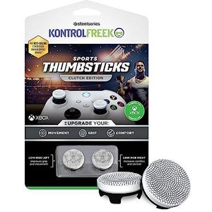 KontrolFreek Koppeling voor Xbox One en Xbox Series X Controller, Performance Thumbsticks, 2 Low-Rise Concave, Zwart & Wit