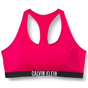 Calvin Klein Dames Bralette Racerback-RP-Plus Bikini Top, Royal Pink, XL