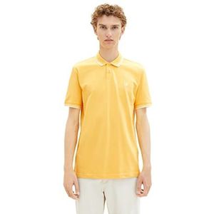 Tom Tailor Denim heren 1036386 Poloshirt, 31043 - Sun Fusion, XS