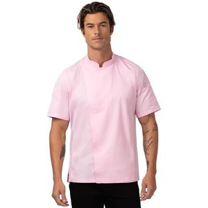 Chef Works Springfield Chef-koksjas voor heren, roze, M