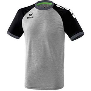 Erima uniseks-kind Zenari 3.0 shirt (6131906), grey melange/zwart/donkergrijs, 140