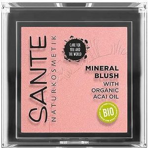 Sante Naturkosmetik - No. 01 Mellow Peach - Mineral Blush - Roze - BIO-gecertificeerd