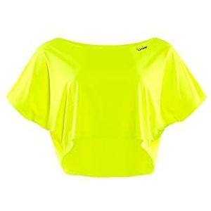 WINSHAPE Functioneel Dt104 T-shirt voor dames, lichte cropped dans-top