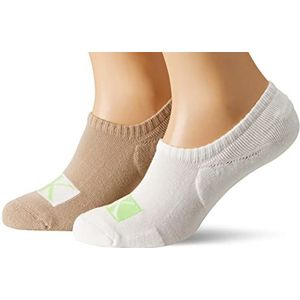 Calvin Klein Badge High Cut Footie Socks, Merino/Lime, One Size, Merino/limoen, Eén maat